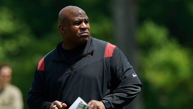 Washington Commanders coach Eric Bieniemy